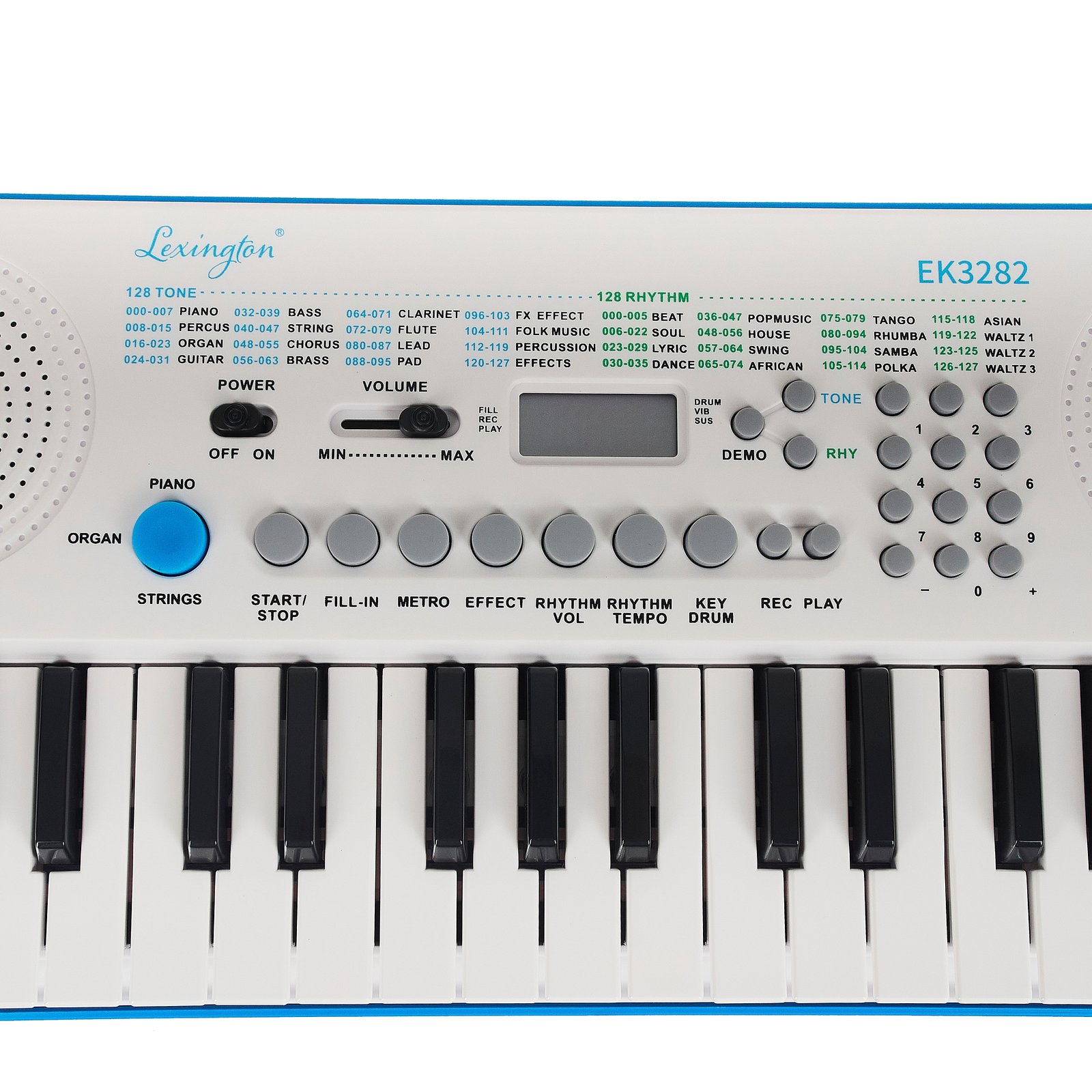 EK3282-WH – Teclado Electrónico para Niños (Blanco) - Image 3